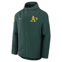 Men's Nike Green Athletics Authentic Collection Raglan Performance Full-Zip Jacket