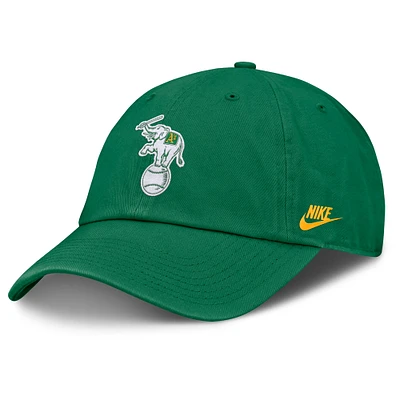 Casquette ajustable Nike Athletics Club verte pour homme