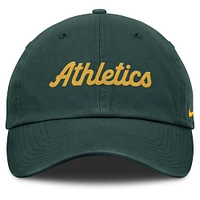 Men's Nike Green Athletics Club Adjustable Hat