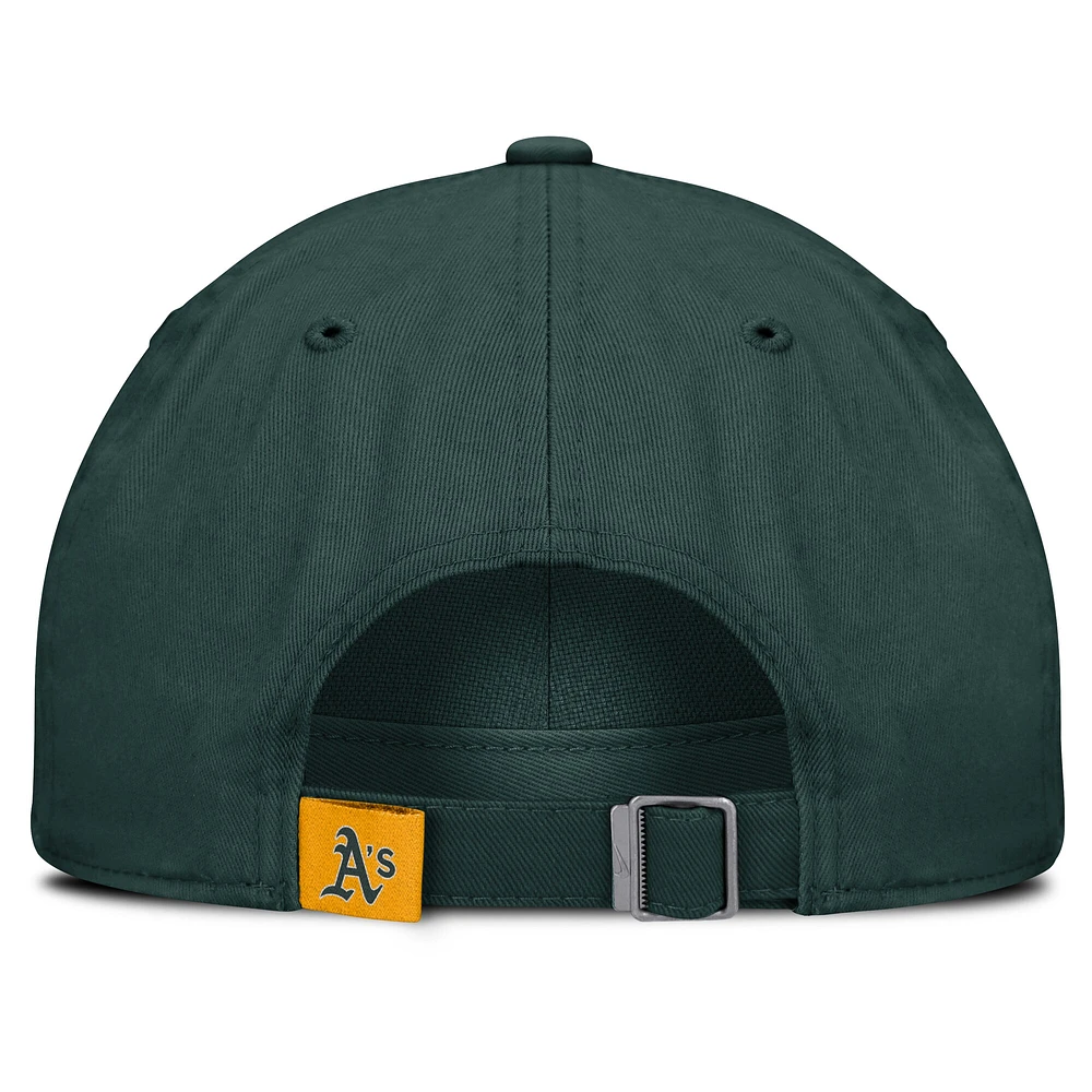 Men's Nike Green Athletics Club Adjustable Hat