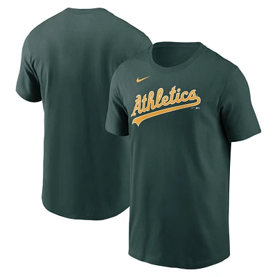 Men's Nike Green Athletics Fuse Wordmark T-Shirt