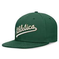 Casquette Nike Athletics Performance ajustée verte pour homme