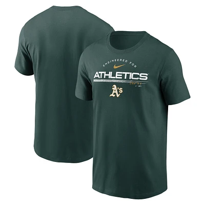 T-shirt Nike Athletics Team Performance vert pour homme