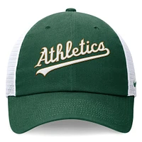 Casquette de camionneur ajustable Nike Athletics verte pour homme