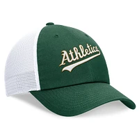 Men's Nike Green Athletics Wordmark Adjustable Trucker Hat