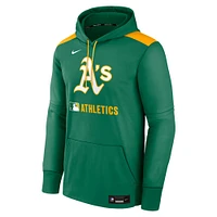 Sweat à capuche Nike Kelly Green Athletics Authentic Collection Performance pour homme