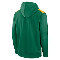 Sweat à capuche Nike Kelly Green Athletics Authentic Collection Performance pour homme