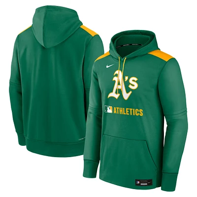 Sweat à capuche Nike Kelly Green Athletics Authentic Collection Performance pour homme