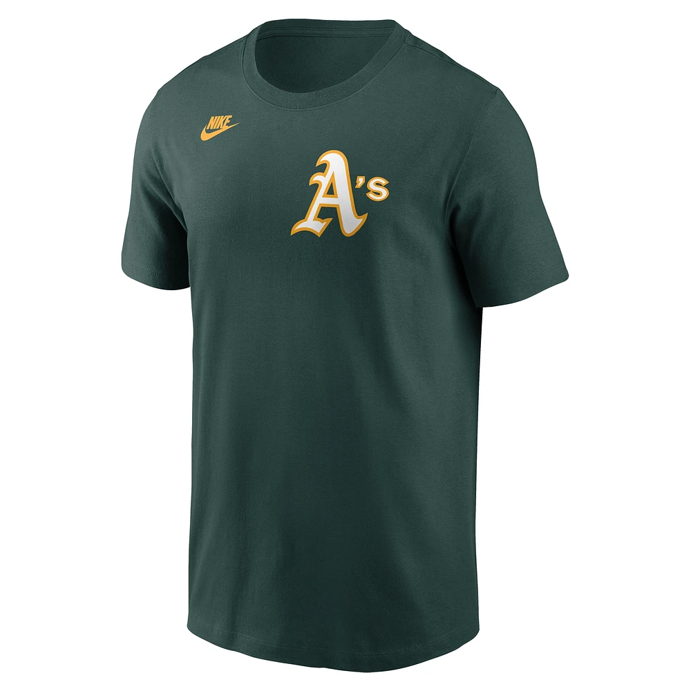 Men's Nike Reggie Jackson Green Athletics Fuse Name & Number T-Shirt
