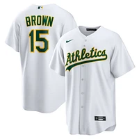 Men's Nike Seth Brown White Athletics Home Replica Jersey