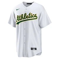 Men's Nike Seth Brown White Athletics Home Replica Jersey