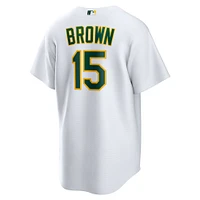 Men's Nike Seth Brown White Athletics Home Replica Jersey