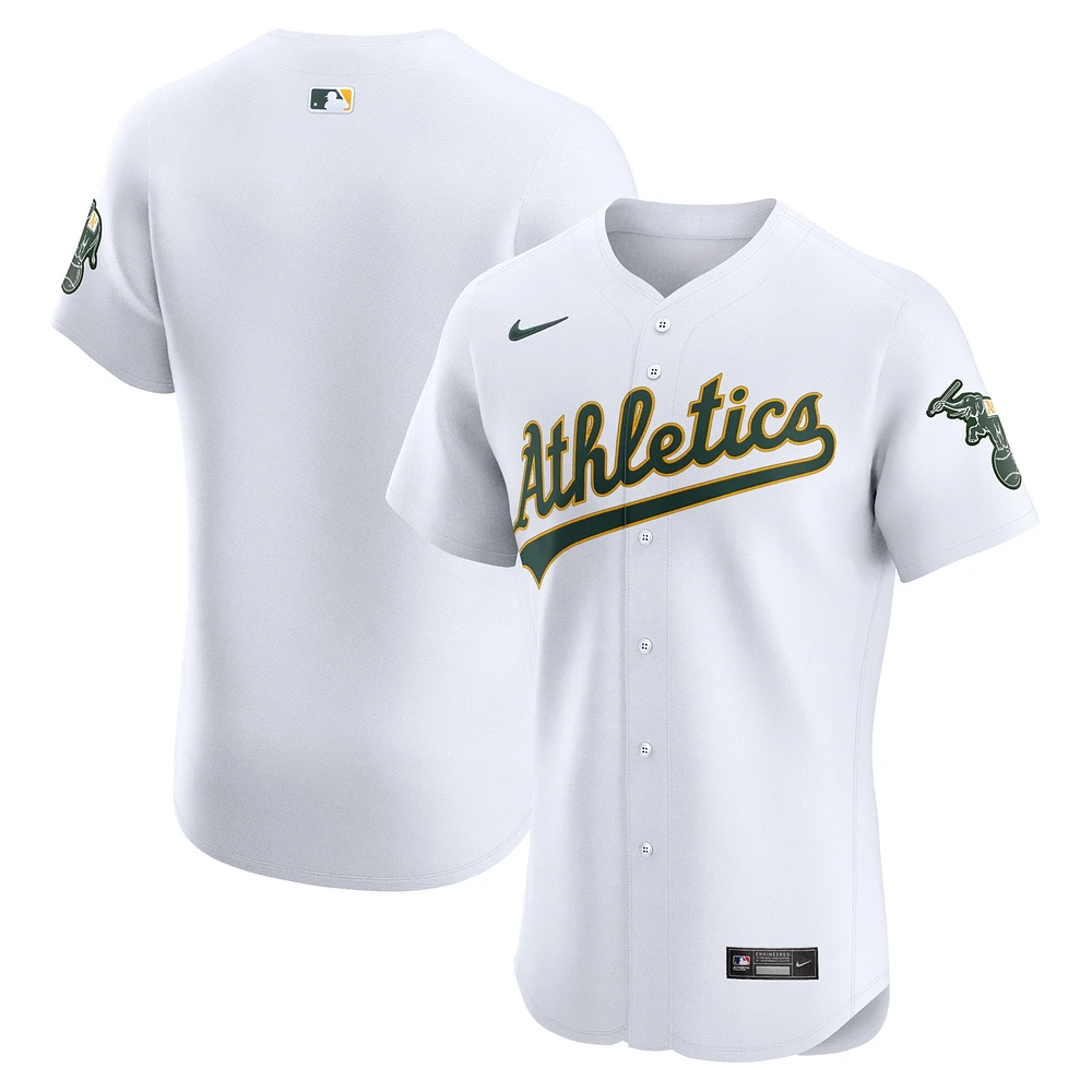 Men's Nike White Athletics Home Elite Jersey