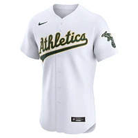 Men's Nike White Athletics Home Elite Jersey