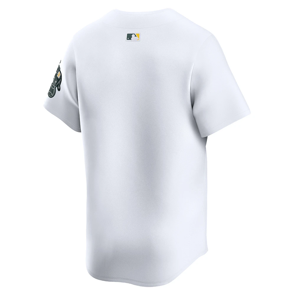 Men's Nike White Athletics Home Limited Jersey