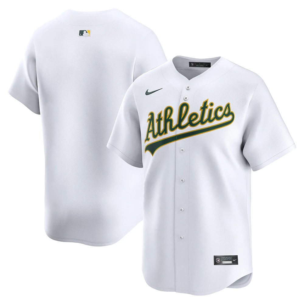 Men's Nike White Athletics Home Limited Jersey