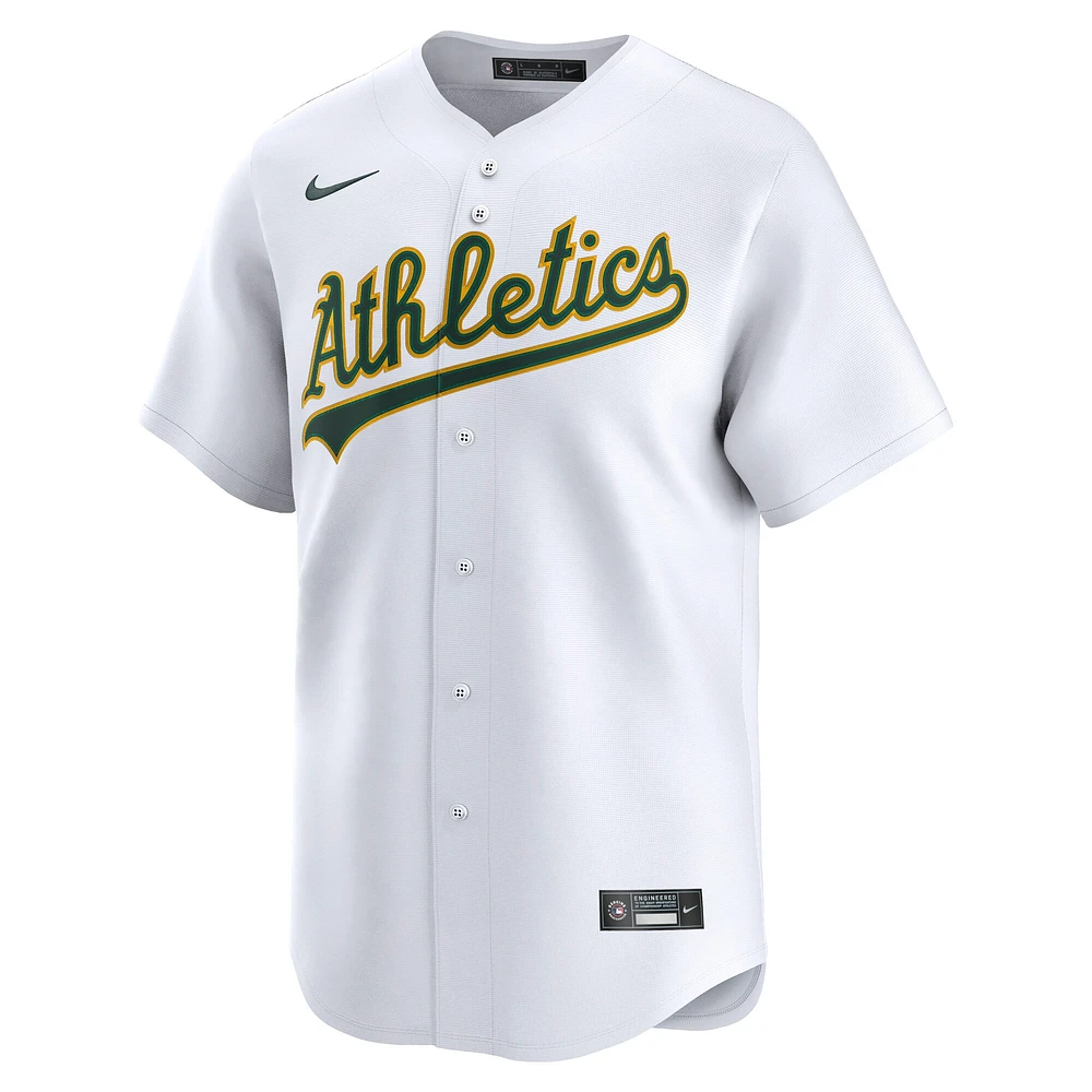 Men's Nike White Athletics Home Limited Jersey