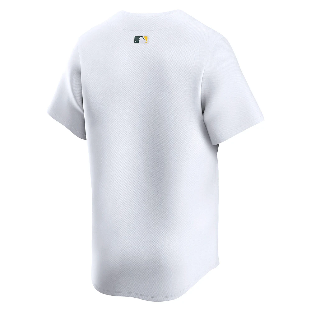 Men's Nike White Athletics Home Limited Jersey
