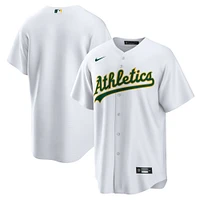 Men's Nike White Athletics Home Replica Team Jersey