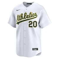 Men's Nike Zack Gelof White Athletics Home Limited Player Jersey