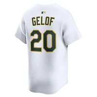 Men's Nike Zack Gelof White Athletics Home Limited Player Jersey