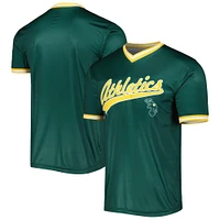 Maillot d'équipe pour homme Stitches Kelly Green Athletics Cooperstown Collection