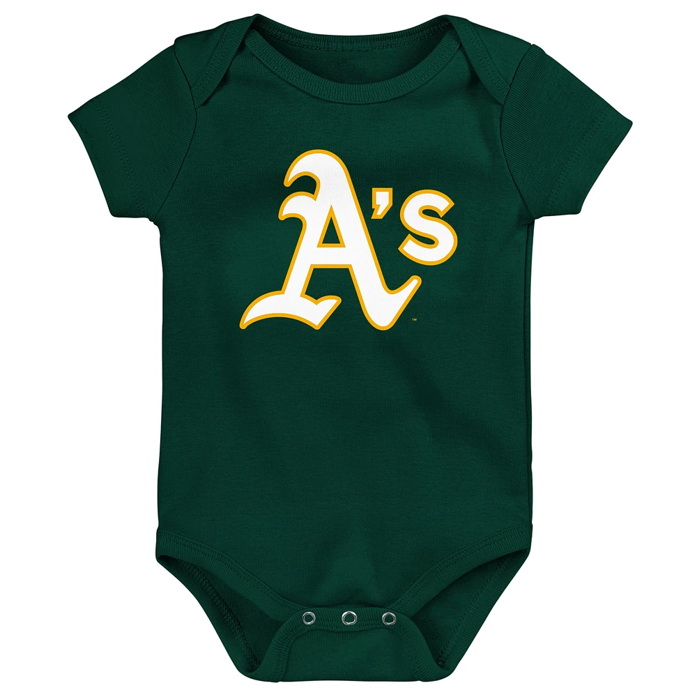 Newborn & Infant Green Athletics Primary Team Logo Bodysuit