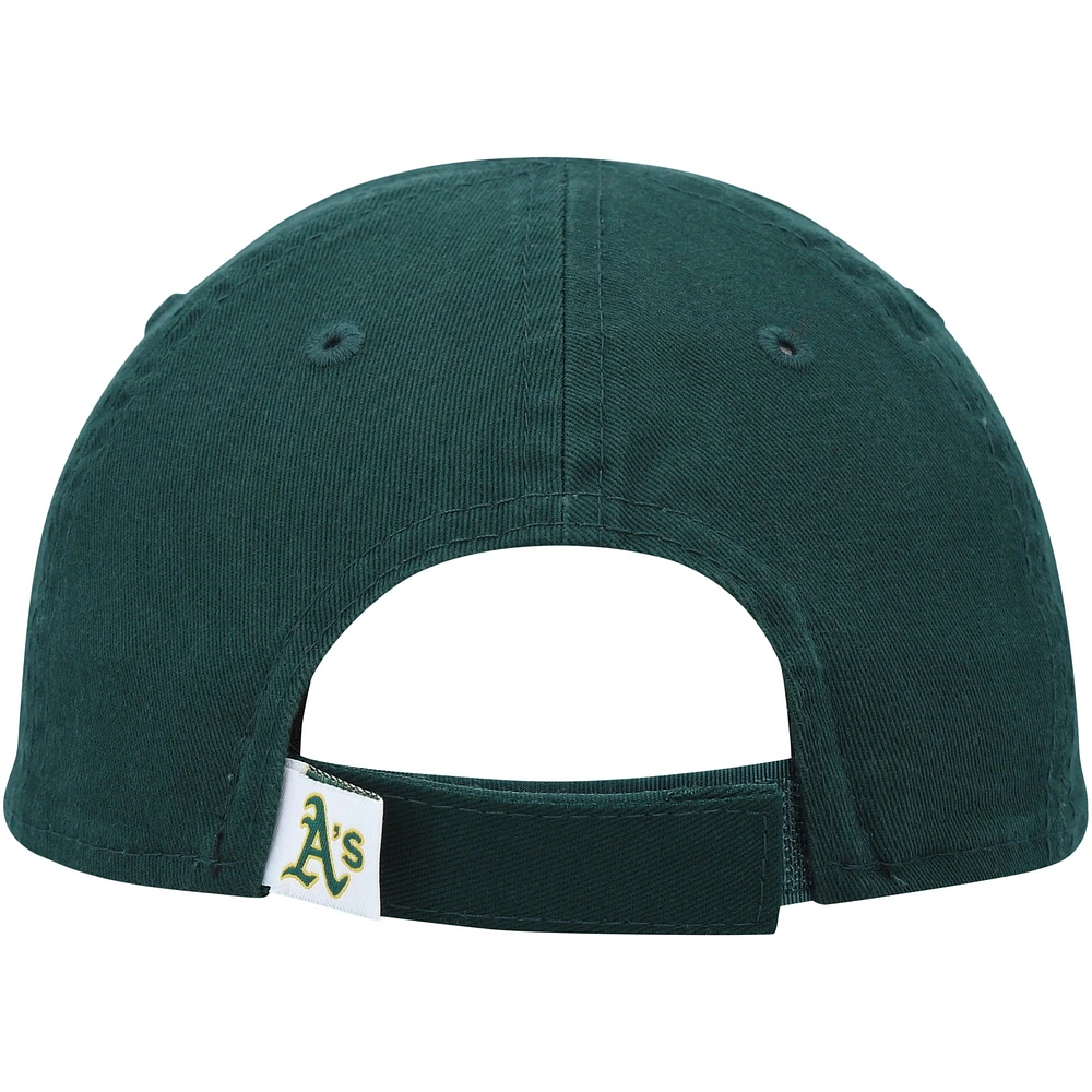 Toddler New Era Green Athletics Team 9TWENTY Adjustable Hat