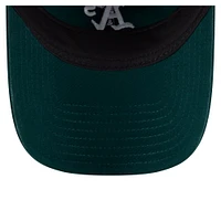 Women's New Era  Dark Green Athletics Preppy Team 9TWENTY Adjustable Hat