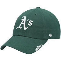 Casquette ajustable Miata Clean Up 47 Green Athletics Team pour femmes