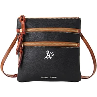 Sac à bandoulière à triple fermeture éclair Dooney & Bourke Athletics Pebble pour femme