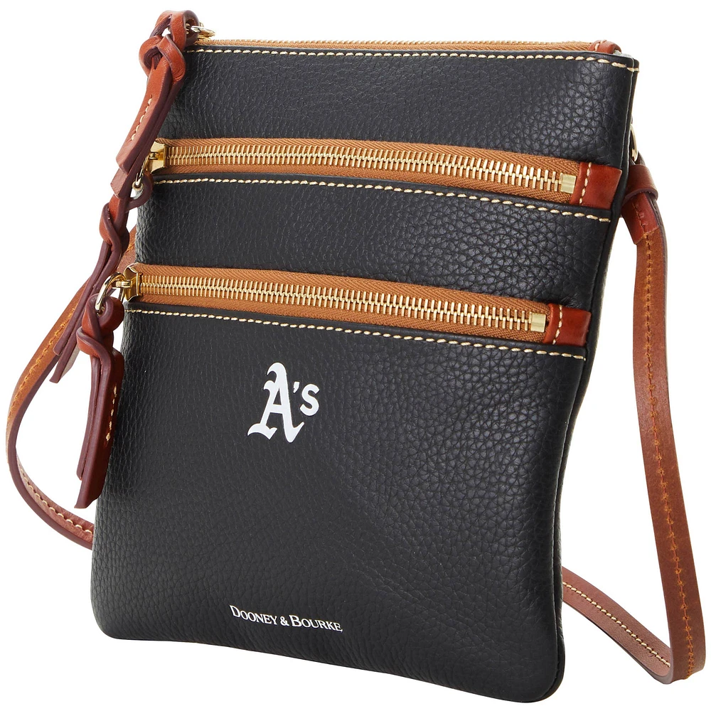 Sac à bandoulière à triple fermeture éclair Dooney & Bourke Athletics Pebble pour femme