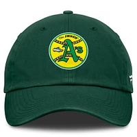 Women's Fanatics Green Athletics Core Cooperstown Collection Adjustable Hat