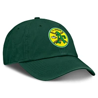 Women's Fanatics Green Athletics Core Cooperstown Collection Adjustable Hat