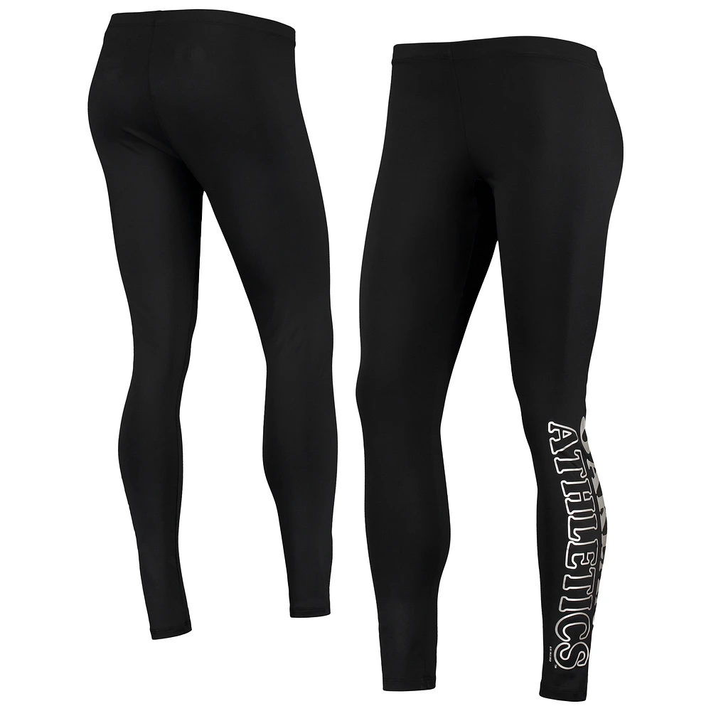 Women's G-III 4Her by Carl Banks Black Athletics Stadium Lightweight Leggings