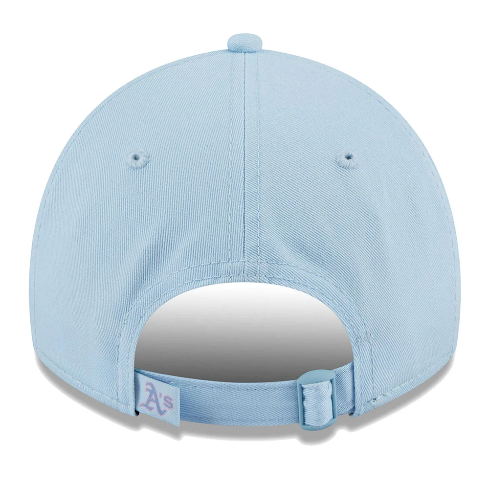 Casquette ajustable New Era Athletics Multi Light Blue 9TWENTY pour femme