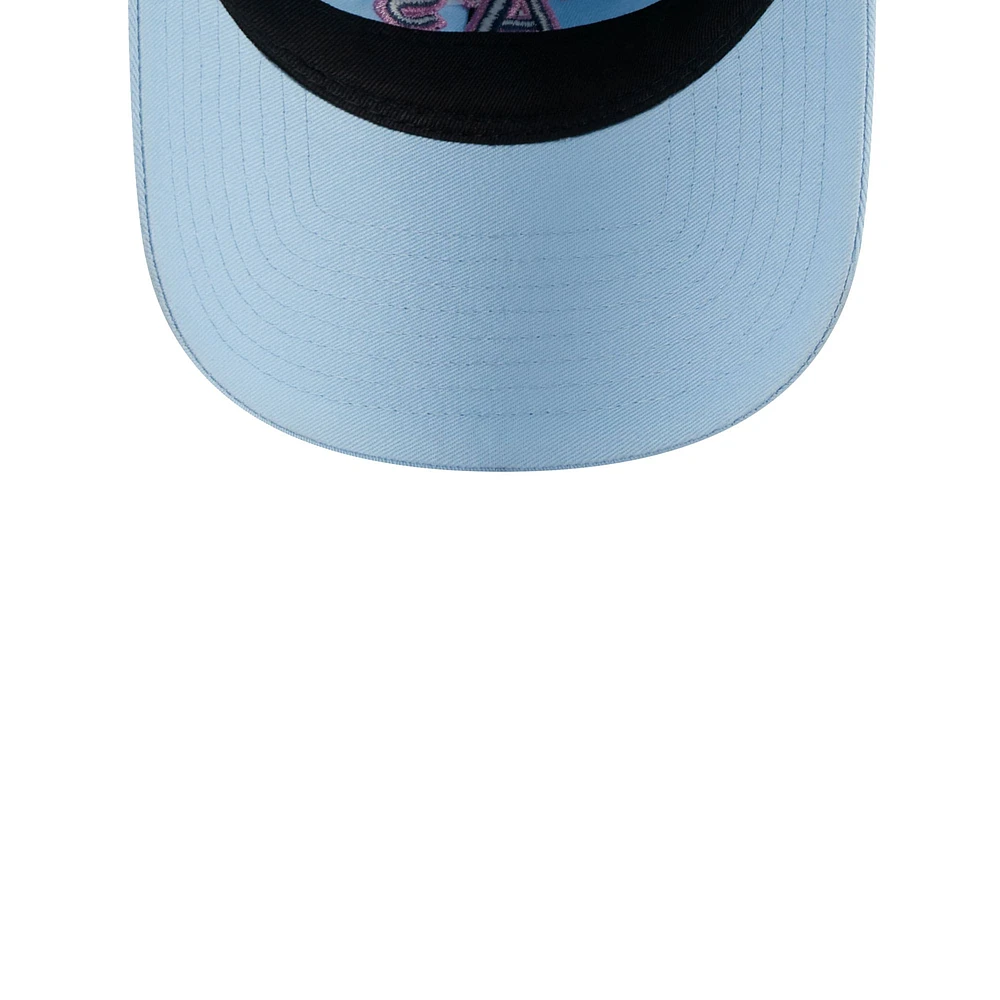 Casquette ajustable New Era Athletics Multi Light Blue 9TWENTY pour femme