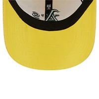 Women's New Era Gold Athletics Don't Worry 9TWENTY Adjustable Hat