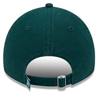 Women's New Era Green Athletics Leaves 9TWENTY Adjustable Hat