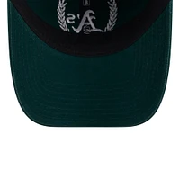 Women's New Era Green Athletics Leaves 9TWENTY Adjustable Hat