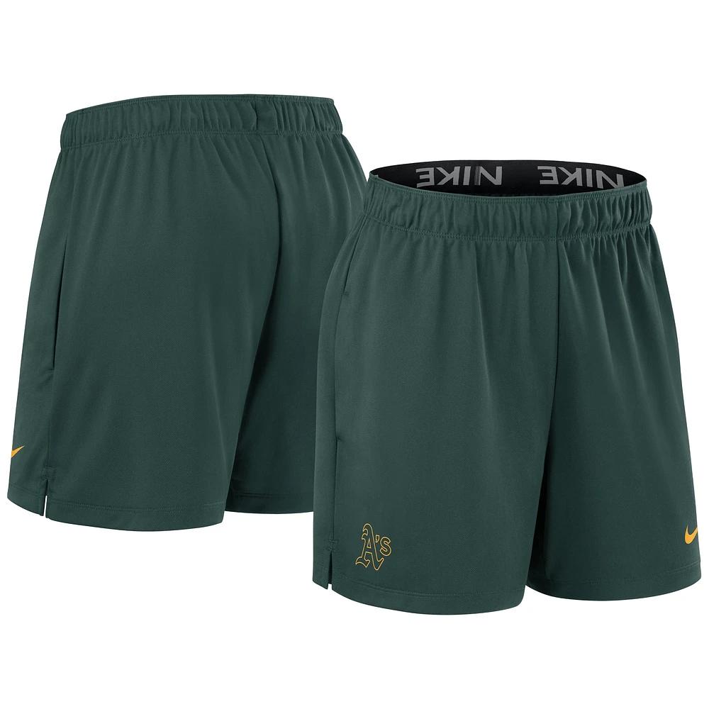 Women's Nike Green Athletics Authentic Collection Knit Shorts