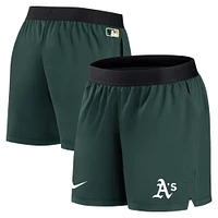 Women's Nike Green Athletics Authentic Collection Team Performance Shorts