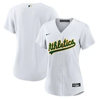 Women's Nike White Athletics Home Blank Replica Jersey