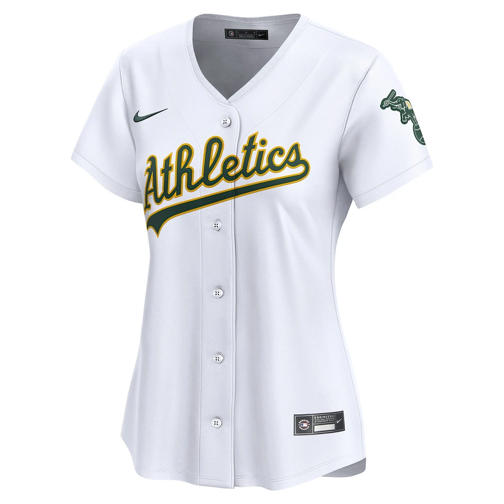 Women's Nike White Athletics Home Limited Jersey