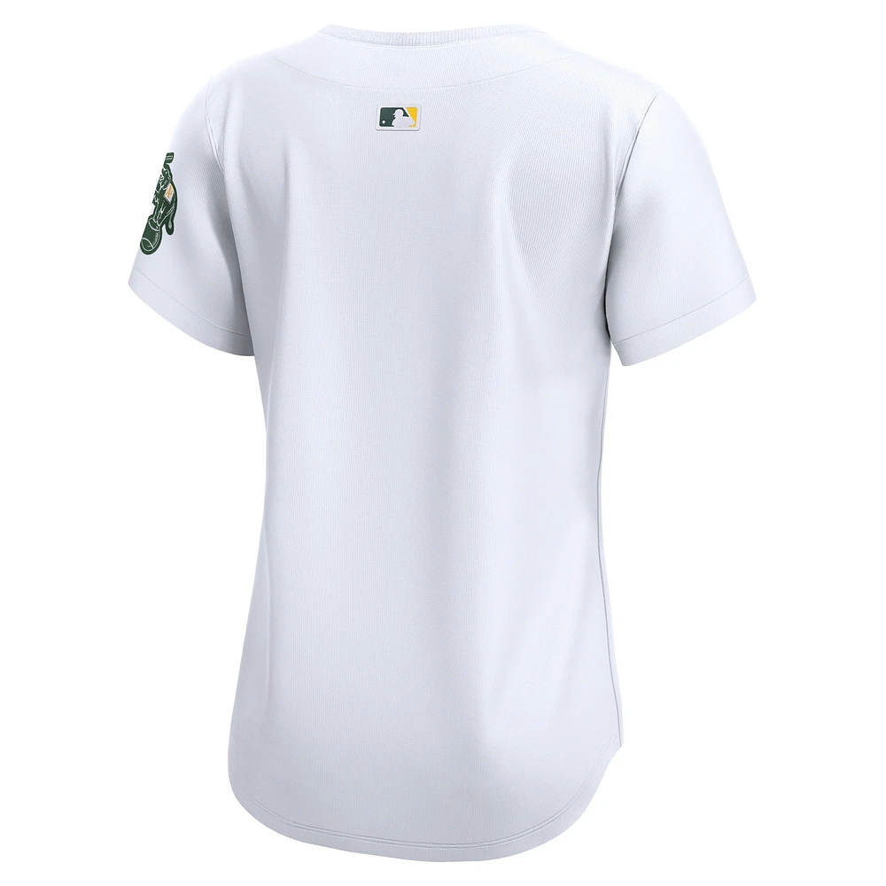 Women's Nike White Athletics Home Limited Jersey