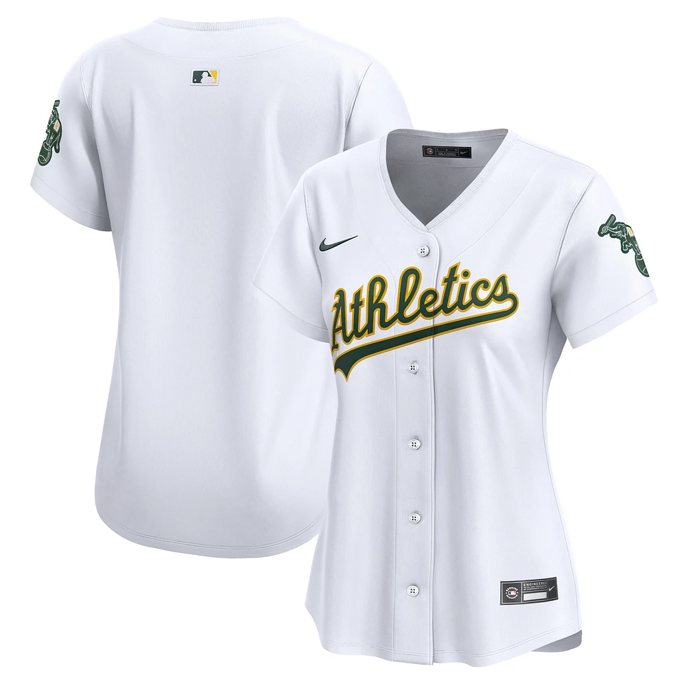 Women's Nike White Athletics Home Limited Jersey