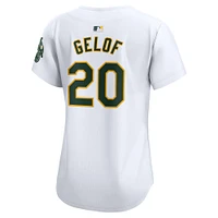 Women's Nike Zack Gelof White Athletics Home Limited Player Jersey