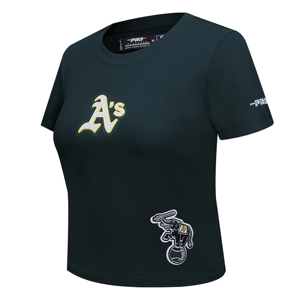 T-shirt court Baby Doll Game Day Classics Pro Standard pour femme, vert