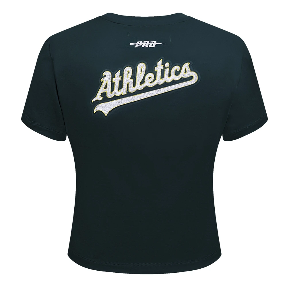 T-shirt court Baby Doll Game Day Classics Pro Standard pour femme, vert
