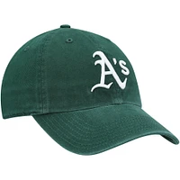 Youth '47 Green Athletics Team Logo Clean Up Adjustable Hat